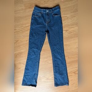 Girls Bootcut Jeans Adjustable Waist Size 12–13Y